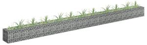 Horganyzott acél gabion magaságyás 450 x 30 x 30 cm
