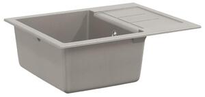 Mosogató Szürke 620 x 500 mm 80% Kvarc és 20% Gyanta