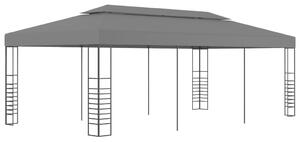 VidaXL antracitszürke pavilon 3 x 6 m