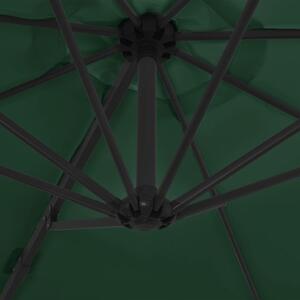VidaXL zöld kültéri napernyő hordozható talppal