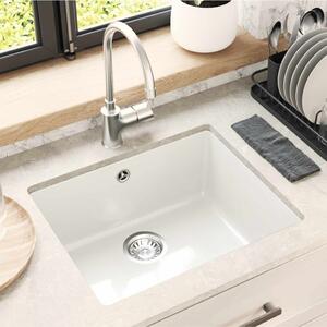 Mosogató Fehér 530 x 460 mm 80% Kvarc és 20% Gyanta