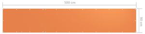 VidaXL narancssárga oxford-szövet erkélyparaván 90 x 500 cm
