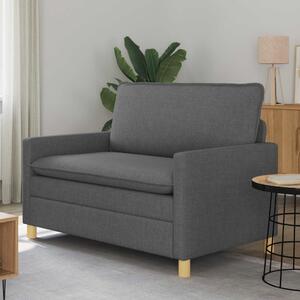 VidaXL Kanapé Sötétszürke 126 x 81 x 87,5 cm Szövet