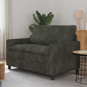 VidaXL Kanapé Antracitszürke 126 x 81 x 87,5 cm Poliészter
