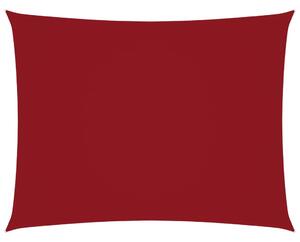 VidaXL piros téglalap alakú oxford-szövet napvitorla 3,5 x 4,5 m