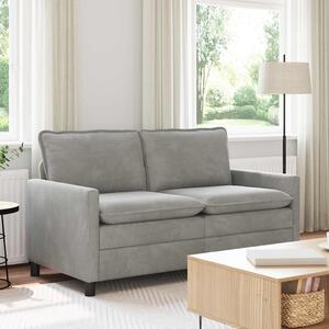VidaXL Kanapé Világosszürke 156 x 81 x 87,5 cm Bársony