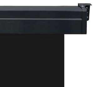 VidaXL fekete oldalsó terasznapellenző 120 x 250 cm