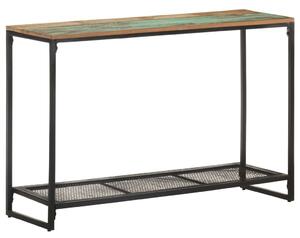 Tömör újrahasznosított fa tálalóasztal 110 x 35 x 75 cm