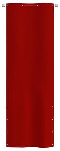 VidaXL piros oxford-szövet erkélyparaván 80 x 240 cm