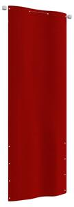 VidaXL piros oxford-szövet erkélyparaván 80 x 240 cm