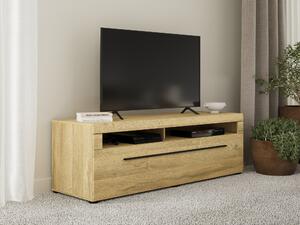 TV-állvány Ophsalu 104, Laminált forgácslap, 52x160x50cm, Grandson tölgy