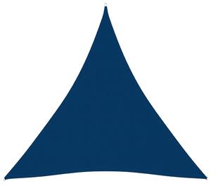 VidaXL kék háromszögű oxford-szövet napvitorla 5 x 7 x 7 m