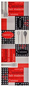 Cuisine" mosható konyhai szőnyeg 45 x 150 cm"
