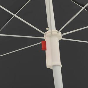 VidaXL antracitszürke kültéri napernyő acél rúddal 180 cm