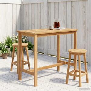 Bárasztal Természetes 110 x 60 x 105 cm Szilárd Teak