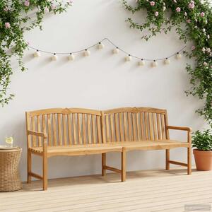 VidaXL Kézműves Rózsabank Természetes 228 x 61 x 94,5 cm Tömör Teakfa