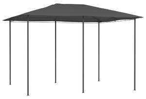 Antracitszürke pavilon 3 x 4 x 2,6 m 160 g/m²