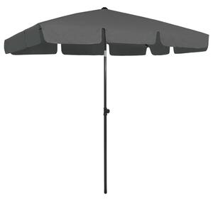 Antracitszürke strandnapernyő 200 x 125 cm