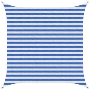 VidaXL Napernyő Vászon Kék és Fehér 2,5 x 2,5 m HDPE