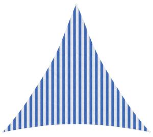 VidaXL Napernyő Vászon Kék és Fehér 3,6 x 3,6 x 3,6 m HDPE