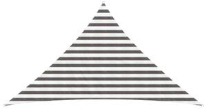 VidaXL Napernyő Vászon Világosszürke és fehér 2,5 x 2,5 x 3,5 m HDPE