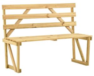 Impregnált fenyőfa kerti pad 120 cm