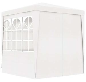 VidaXL fehér rendezvénysátor oldalfalakkal 2,5 x 2,5 m 90 g/m²