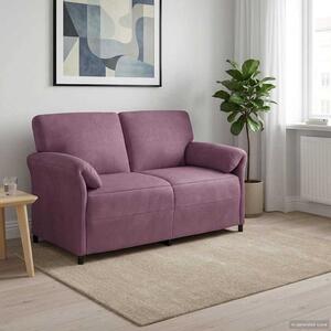 VidaXL Kétüléses Kanapé Lila 158 x 83 x 95 cm Bársony