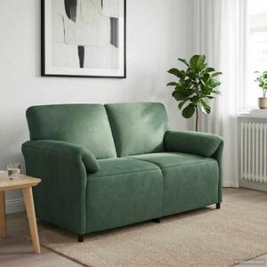 VidaXL Kétüléses Kanapé Tengeri Zöld 158 x 83 x 95 cm Bársony