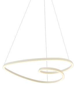 Skandináv függőlámpa bézs 72cm LED-del, 3 fokozatban dimmelhető - Circuit
