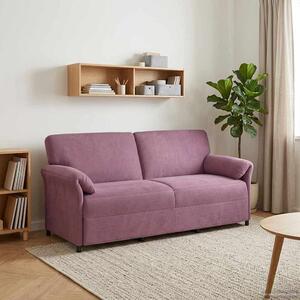 VidaXL 3-Fős kanapé Lila 198 x 83 x 95 cm Bársony