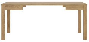 Étkezőasztal, széthúzható, shetland tölgy, 90-180x90 cm, SHELDON
