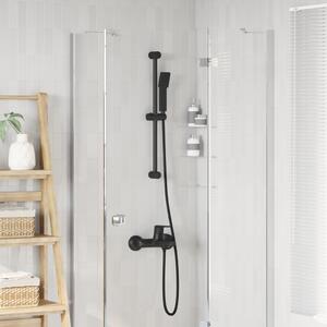 Zuhanyrendszer készlet Fekete 70 cm Rozsdamentes Acél