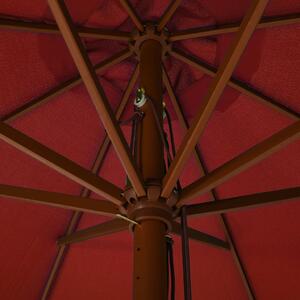 VidaXL terrakotta kültéri napernyő farúddal 330 cm