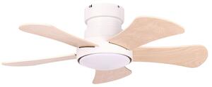 Mennyezeti ventilátor világítással BIVENS Távirányítóval LED Világosbézs