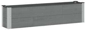 VidaXL Kerti magaságyás Szürke 150 x 30 x 36 cm