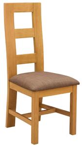 Étkezőszék 2 pcs Tömör Tölgyfa Szürke 45 x 51 x 105 cm