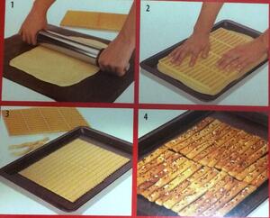 Rácsos süteményszaggató forma / tésztakiszúró rács (BBKM)
