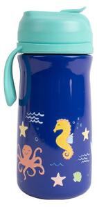 Kék rozsdamentes gyerek ivópalack 370 ml Ocean - Ladelle
