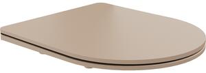 Mexen Slim, duroplast, cappuccino matt lassan záródó WC ülőke - 39740064