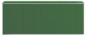 VidaXL zöld horganyzott acél kerti fészer 192x523x223 cm