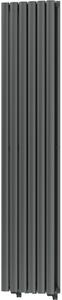 Mexen Dallas dekoratív radiátor 1600 x 360 mm, 1039 W, antracit - W214-1600-360-00-66