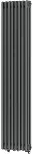 Mexen Denver dekoratív radiátor 1600 x 378 mm, 1487 W, antracit - W215-1600-378-00-66