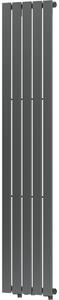 Mexen Boston díszradiátor 1800 x 376 mm, 740 W, antracit - W213-1800-376-01-66