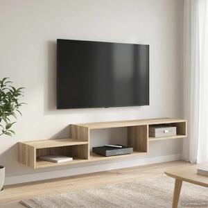 Falsítható TV Szekrény Falra szerelhető Sonoma Tölgy
