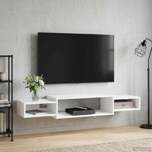 Falsítható TV Szekrény Falra szerelhető Fehér 140 x 28 x 21 cm