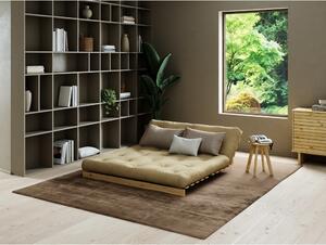 Barna kinyitható kanapé 160 cm Roots - Karup Design