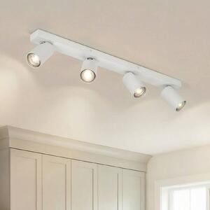 OSRAM OCTAGON mennyezeti spotlámpa, fehér, 4 izzós, GU10-LED 927 dimmelhető, dimmelhető, Fehér / opál, Nappali / Étkező, fém, Modern