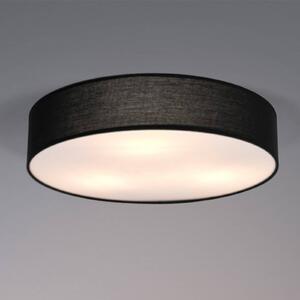 OSRAM ORBIS PARIS mennyezeti világítás, fekete, Ø 40 cm textil E27, dimmelhető, Fekete, Nappali / Étkező, Textil / szövet / selyem, Modern