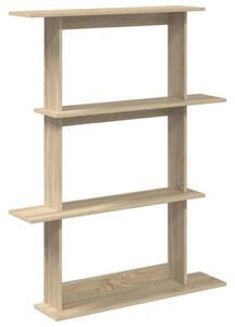Fali Polc Egység Barna 100 x 20 x 126 cm Szerelt Fa